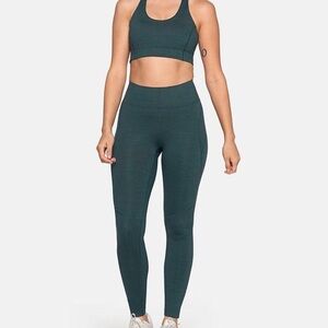 Outdoor Voices TechSweat™ Crop Top & Leggings in Evergreen | S